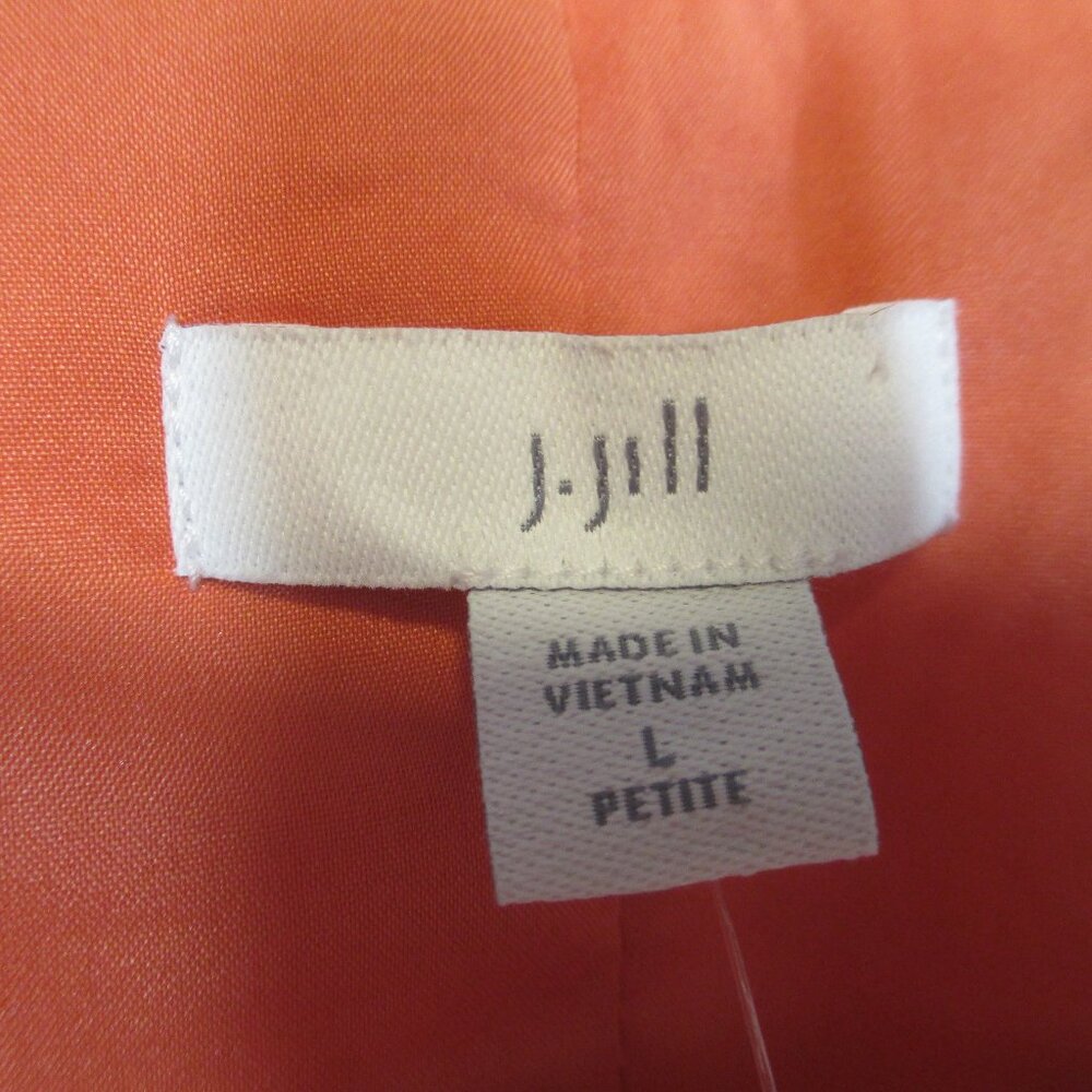 NWT J Jill Womens Blazer Size LP Dahlia Tweed Clementine Fringe Pockets Jacket - Picture 6 of 10